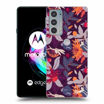 Obal pre Motorola Edge 20 - Purple Leaf
