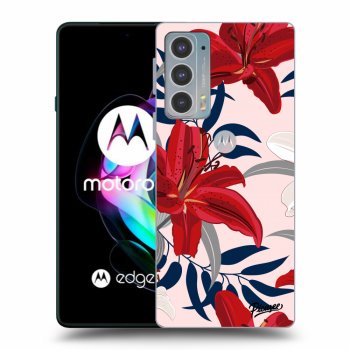 Obal pre Motorola Edge 20 - Red Lily