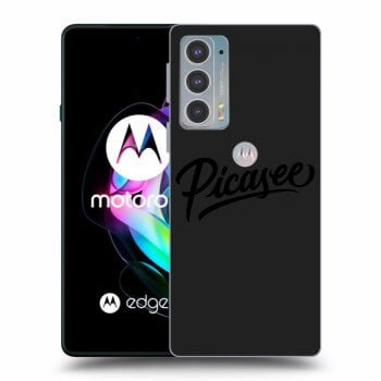 Picasee silikónový čierny obal pre Motorola Edge 20 - Picasee - black