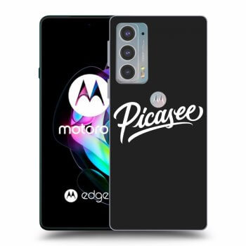 Picasee silikónový čierny obal pre Motorola Edge 20 - Picasee - White