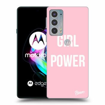 Picasee silikónový čierny obal pre Motorola Edge 20 - Girl power
