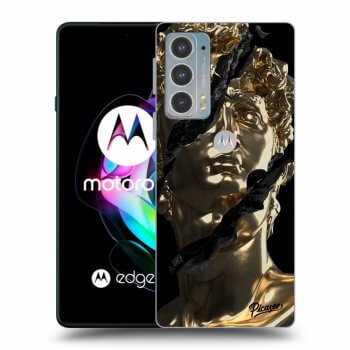 Picasee silikónový čierny obal pre Motorola Edge 20 - Golder