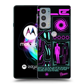 Picasee silikónový čierny obal pre Motorola Edge 20 - HYPE SMILE