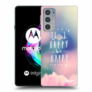 Obal pre Motorola Edge 20 - Think happy be happy