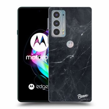 Obal pre Motorola Edge 20 - Black marble