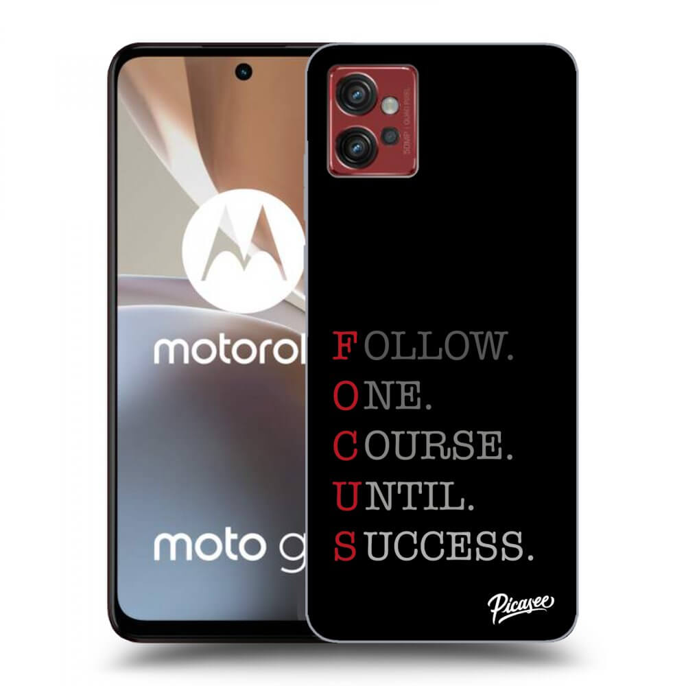 Picasee silikónový čierny obal pre Motorola Moto G32 - Focus