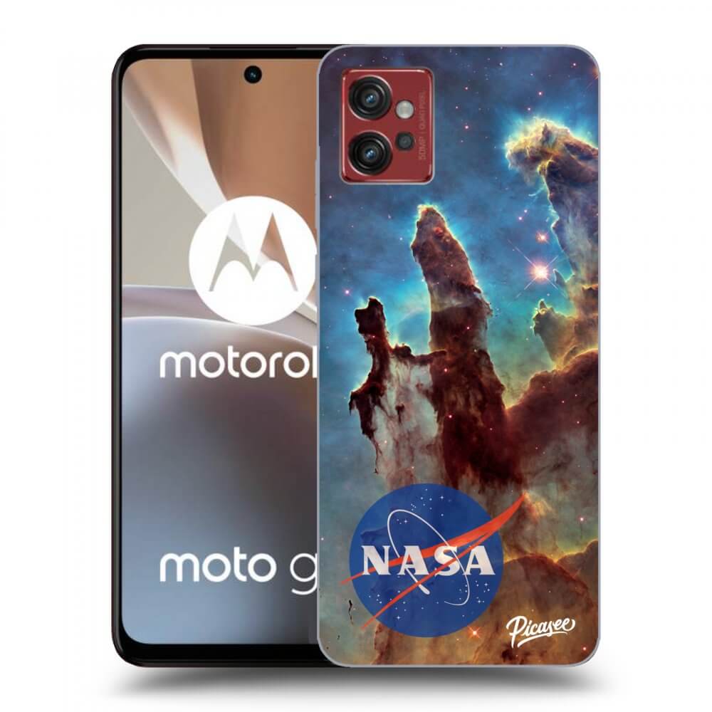 Picasee silikónový prehľadný obal pre Motorola Moto G32 - Eagle Nebula
