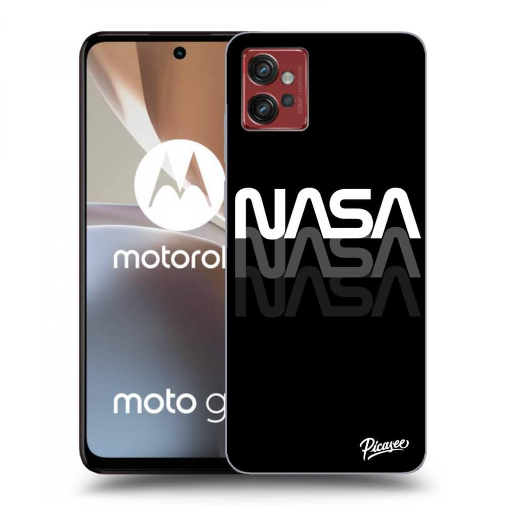 Picasee silikónový čierny obal pre Motorola Moto G32 - NASA Triple