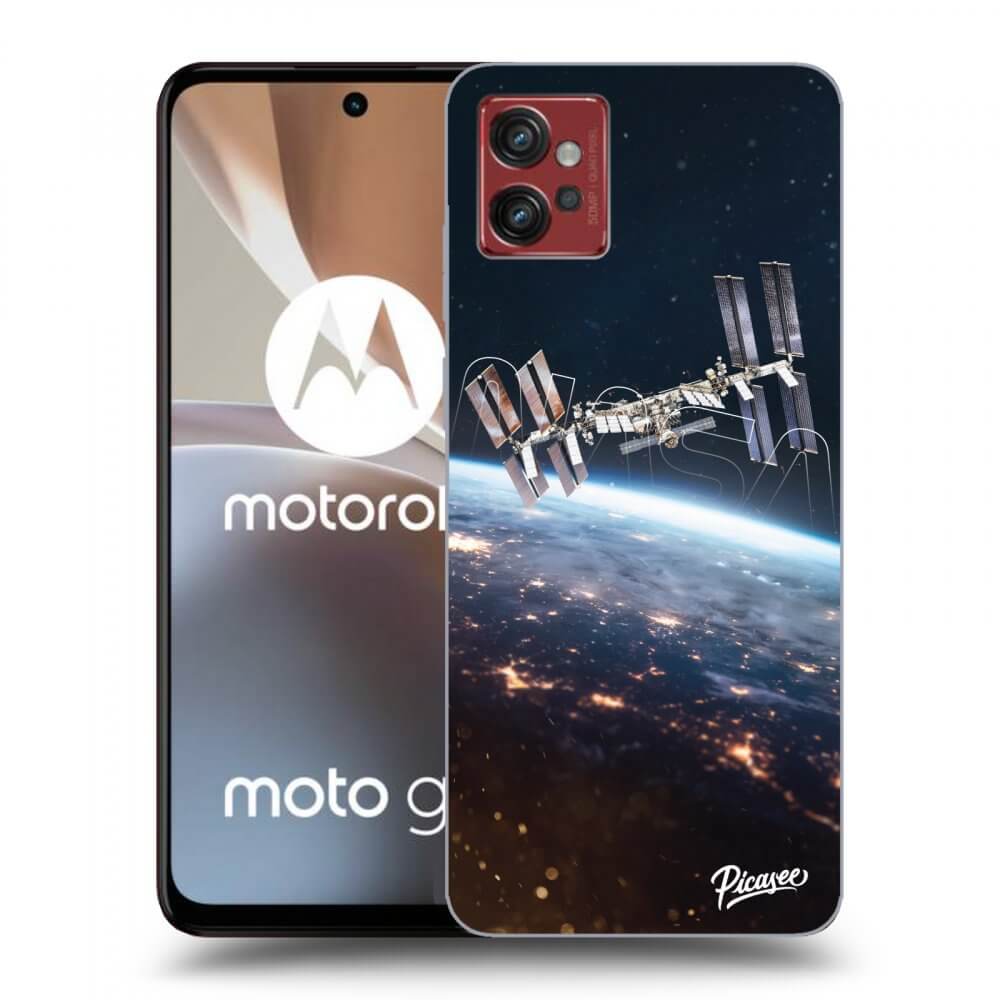 Picasee silikónový prehľadný obal pre Motorola Moto G32 - Station