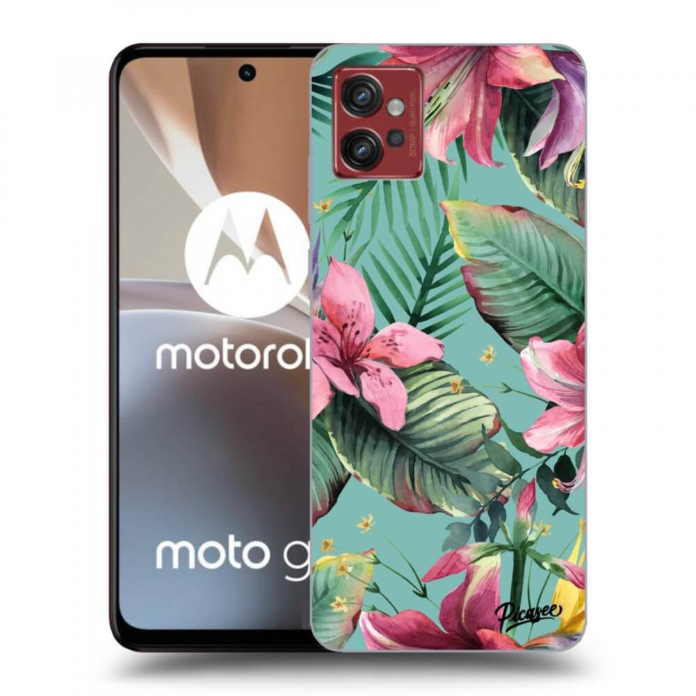 Picasee silikónový čierny obal pre Motorola Moto G32 - Hawaii