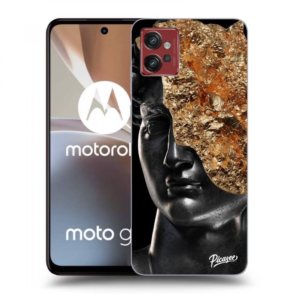 Picasee silikónový čierny obal pre Motorola Moto G32 - Holigger