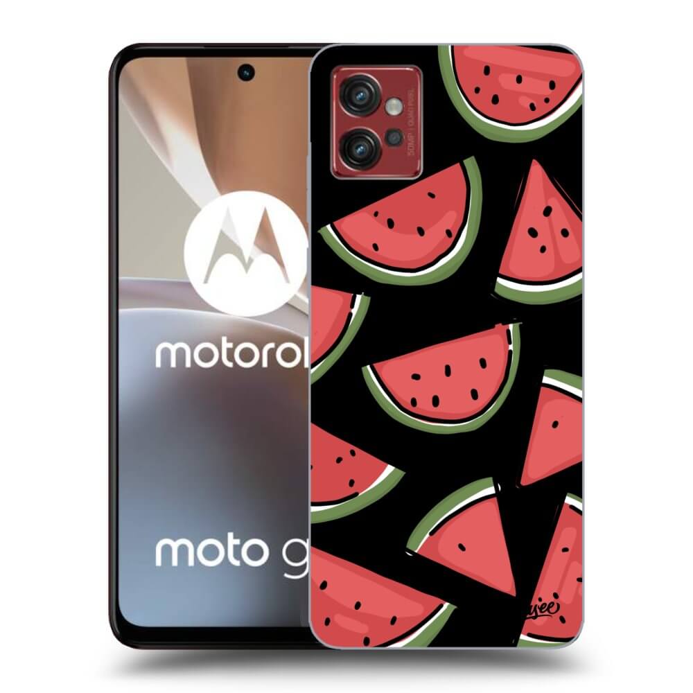 Picasee silikónový čierny obal pre Motorola Moto G32 - Melone