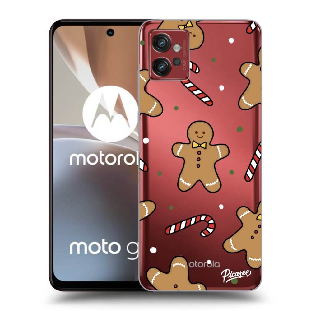 Picasee silikónový prehľadný obal pre Motorola Moto G32 - Gingerbread