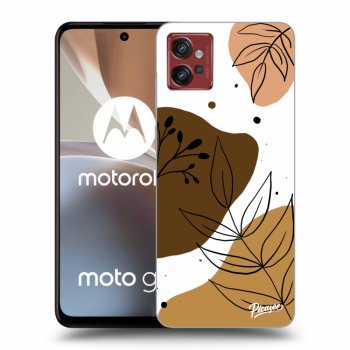 Picasee silikónový čierny obal pre Motorola Moto G32 - Boho style