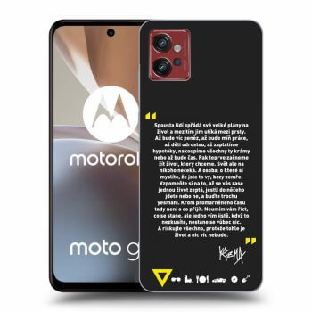 Picasee silikónový čierny obal pre Motorola Moto G32 - Kazma - BUĎTE TROCHU YESMANI