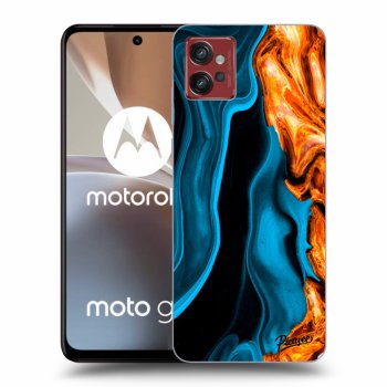Obal pre Motorola Moto G32 - Gold blue