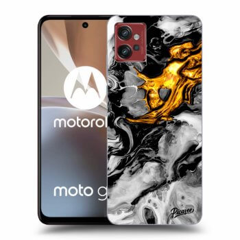 Obal pre Motorola Moto G32 - Black Gold 2