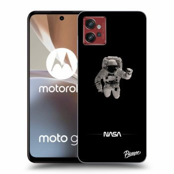 Picasee silikónový čierny obal pre Motorola Moto G32 - Astronaut Minimal