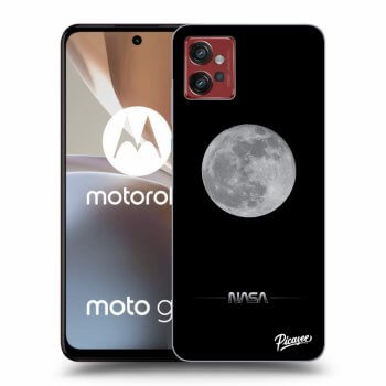 Picasee silikónový prehľadný obal pre Motorola Moto G32 - Moon Minimal