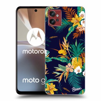 Picasee silikónový prehľadný obal pre Motorola Moto G32 - Pineapple Color