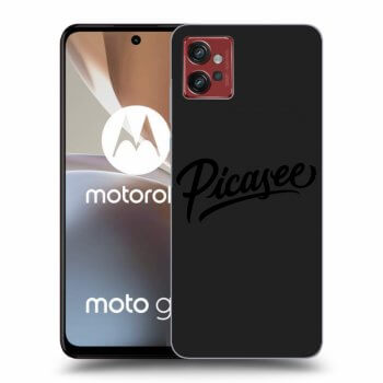 Picasee silikónový čierny obal pre Motorola Moto G32 - Picasee - black
