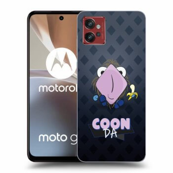 Picasee silikónový čierny obal pre Motorola Moto G32 - COONDA chlupatka - tmavá