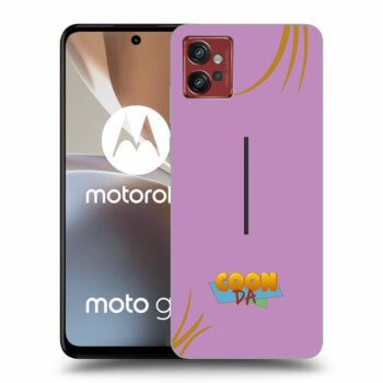 Picasee silikónový čierny obal pre Motorola Moto G32 - COONDA růžovka
