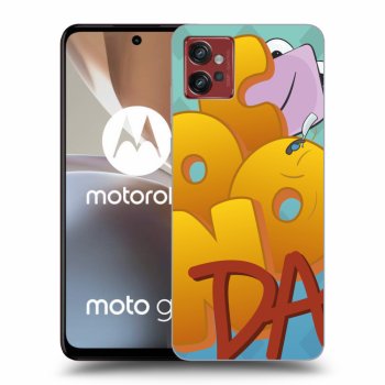 Picasee silikónový čierny obal pre Motorola Moto G32 - Obří COONDA