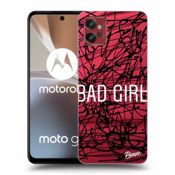 Picasee silikónový čierny obal pre Motorola Moto G32 - Bad girl