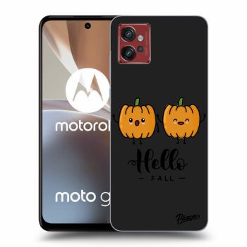 Picasee silikónový čierny obal pre Motorola Moto G32 - Hallo Fall