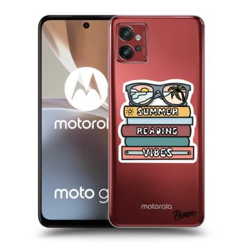 Picasee silikónový čierny obal pre Motorola Moto G32 - Summer reading vibes