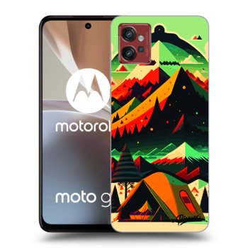 Picasee silikónový čierny obal pre Motorola Moto G32 - Montreal