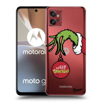 Picasee silikónový prehľadný obal pre Motorola Moto G32 - Grinch