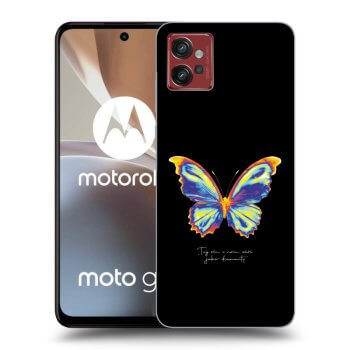Picasee silikónový čierny obal pre Motorola Moto G32 - Diamanty Black