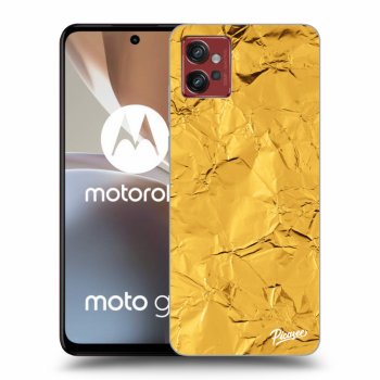 Picasee silikónový čierny obal pre Motorola Moto G32 - Gold