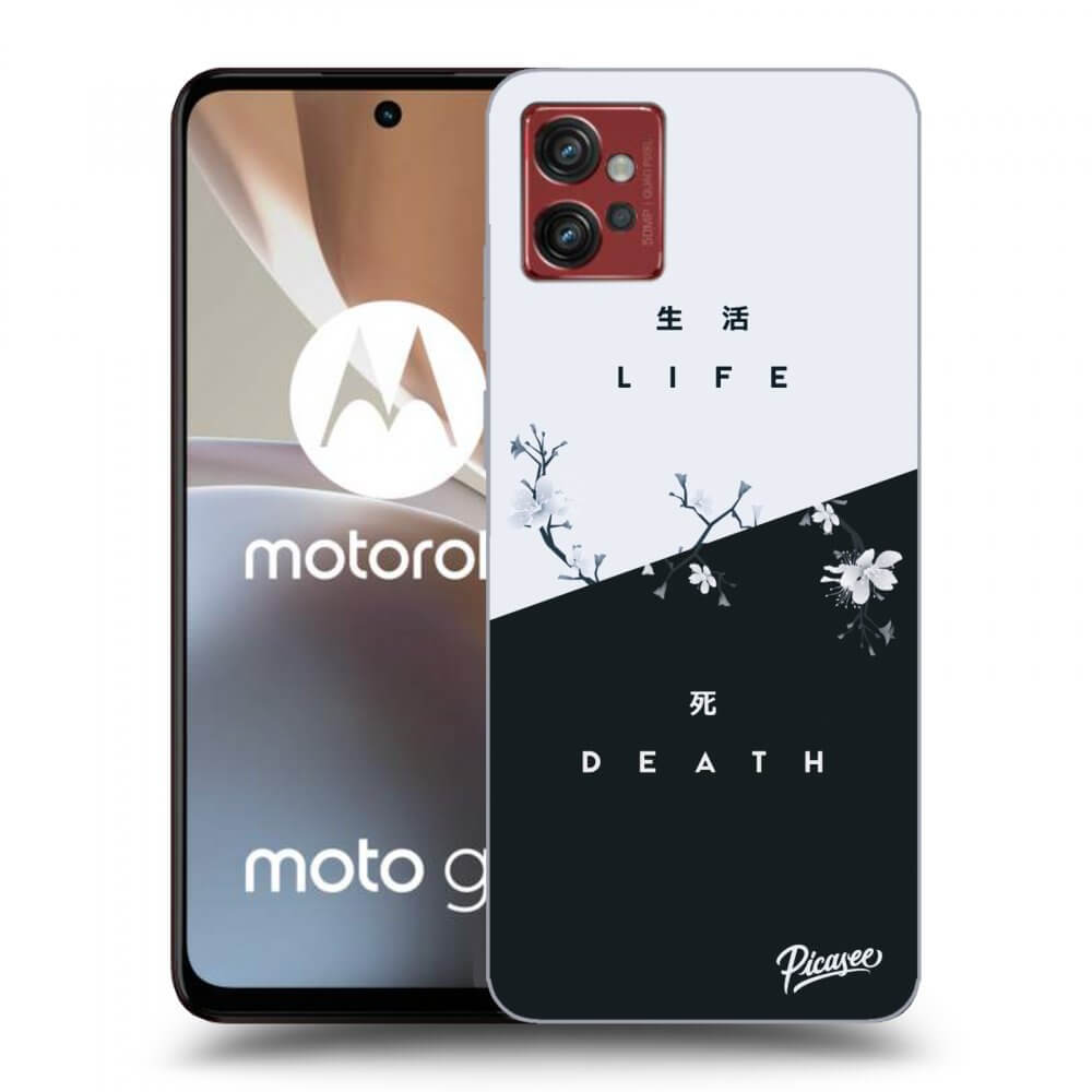 Picasee silikónový prehľadný obal pre Motorola Moto G32 - Life - Death