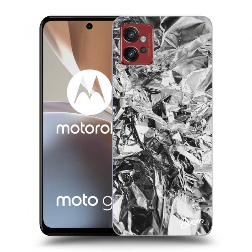 Picasee silikónový prehľadný obal pre Motorola Moto G32 - Chrome