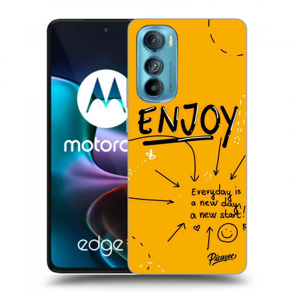 Picasee silikónový prehľadný obal pre Motorola Edge 30 - Enjoy
