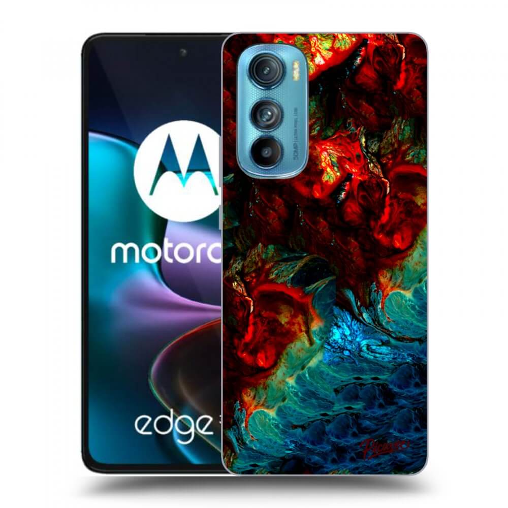 Picasee silikónový prehľadný obal pre Motorola Edge 30 - Universe