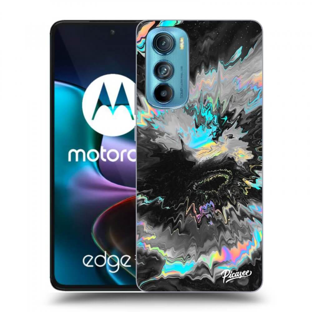 Picasee silikónový čierny obal pre Motorola Edge 30 - Magnetic