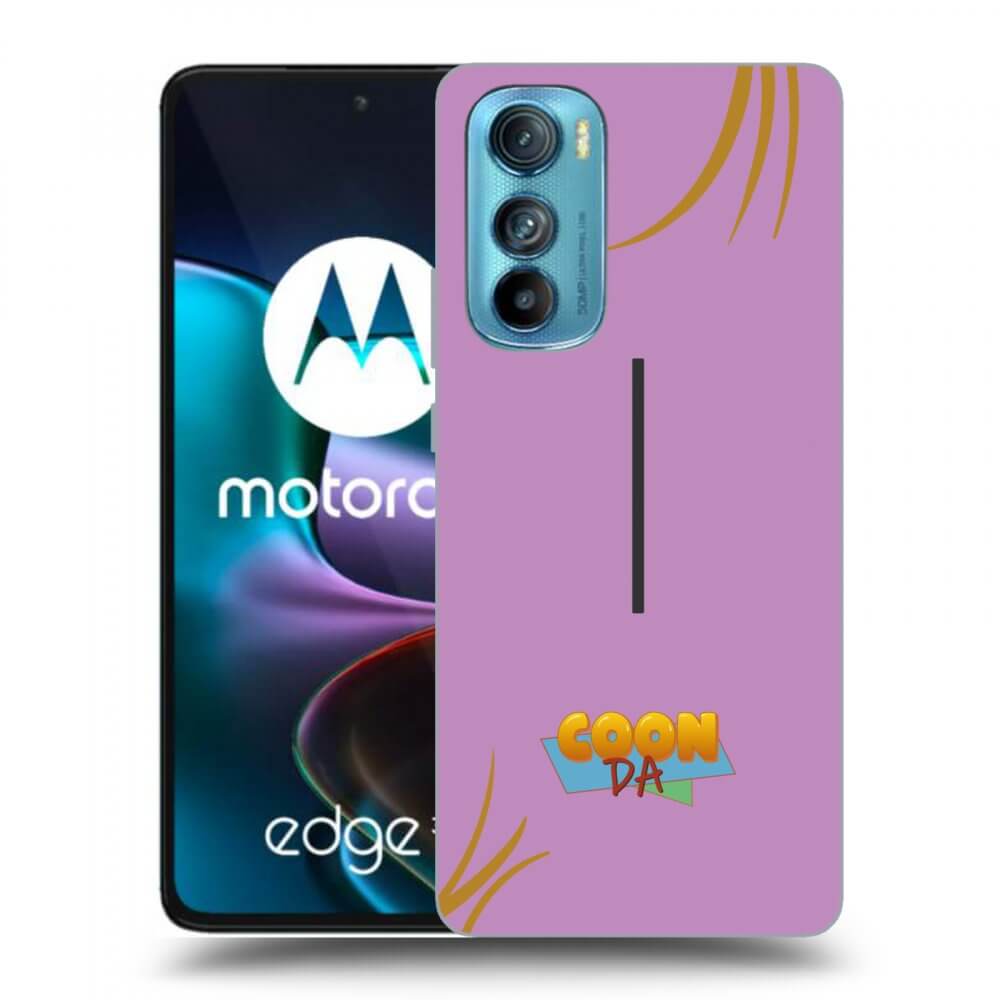 Picasee silikónový prehľadný obal pre Motorola Edge 30 - COONDA růžovka