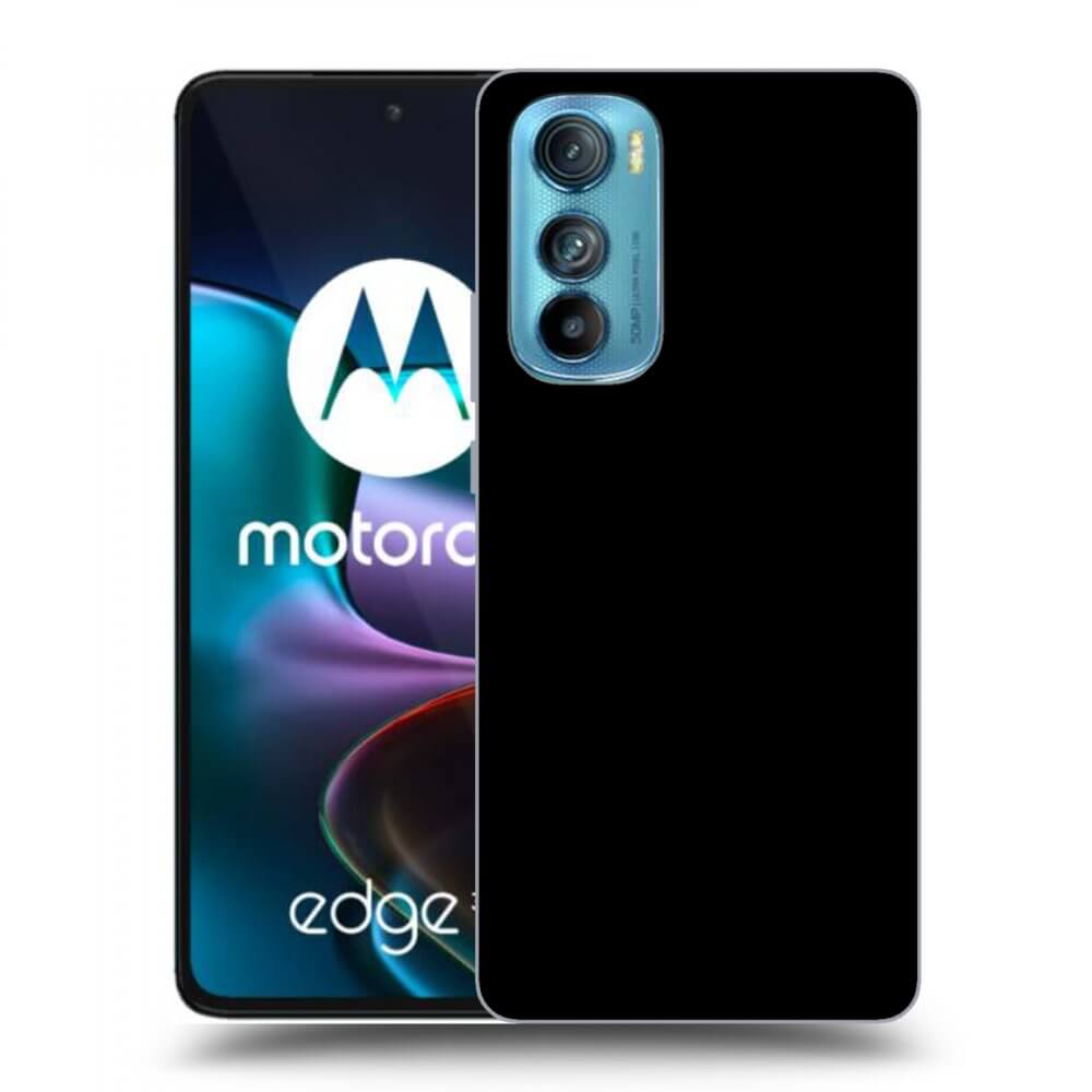 Picasee silikónový čierny obal pre Motorola Edge 30 - Separ - Black On Black 2
