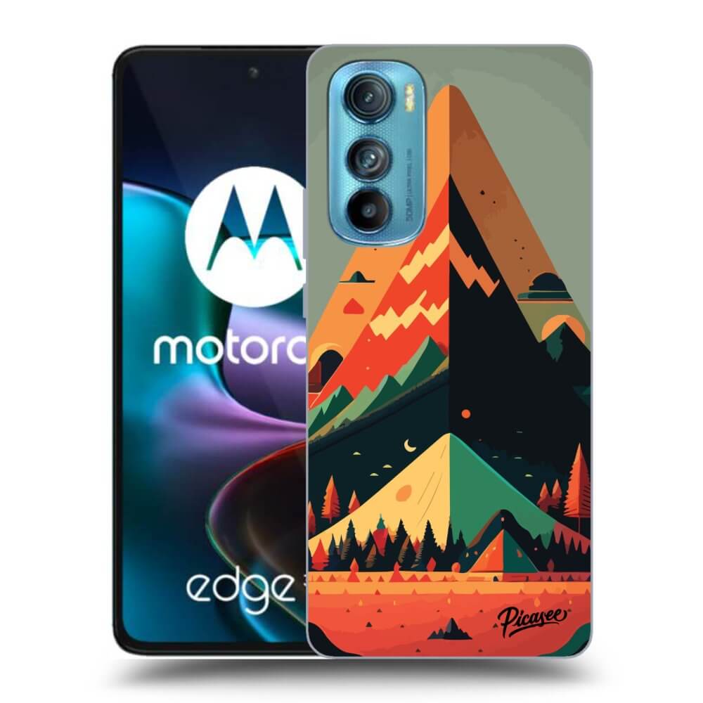 Picasee silikónový čierny obal pre Motorola Edge 30 - Oregon