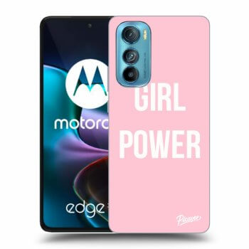 Picasee silikónový čierny obal pre Motorola Edge 30 - Girl power