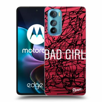Picasee silikónový čierny obal pre Motorola Edge 30 - Bad girl