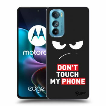 Picasee silikónový čierny obal pre Motorola Edge 30 - Angry Eyes - Transparent