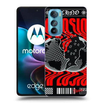 Picasee silikónový čierny obal pre Motorola Edge 30 - EXPLOSION