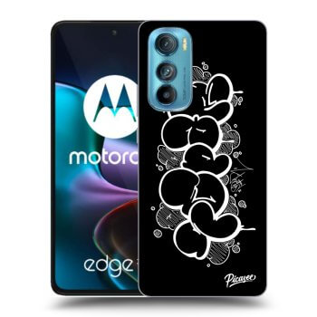 Picasee silikónový čierny obal pre Motorola Edge 30 - Throw UP