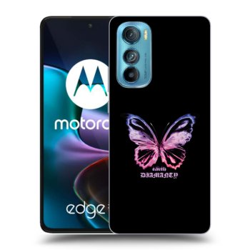 Obal pre Motorola Edge 30 - Diamanty Purple
