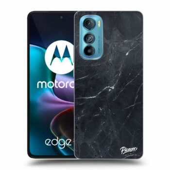 Obal pre Motorola Edge 30 - Black marble